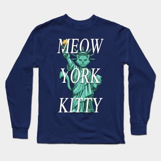 Meow York Kitty Long Sleeve T-Shirt